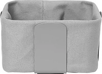 Blomus Brotkorb Desa S 64204, aus Stahl / Stoff, 20 x 20 x 10 cm, eckig, mit