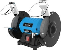 G&uuml;de Doppelschleifmaschine GDS 125-12, 120 Watt, Grob- und Feinschleifstein mit 125