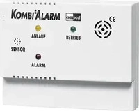 Indexa Gasmelder Kombialarm-Kompakt KAC1 12V, Propan, Butan, Methan, Narkosegas