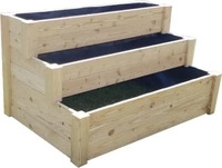 Westmann Hochbeet Anna, aus L&auml;rchenholz, 120 x 76 x 64 cm, natur
