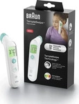 Braun Fieberthermometer TempleSwipe BST200WE, Kontakt-Messung mit Fieberalarm