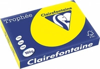 Clairefontaine Kopierpapier Troph&eacute;e 1039RC, A3, 160g/qm, kanariengelb, 250 Blatt