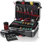 Knipex Werkzeugkoffer BIG Basic Move Mechanik, 90-teilig, Kunststoff Klapptrolley
