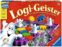 Ravensburger Lernspiel 25042, Logi-Geister, ab 5 Jahre, 2-4 Spieler