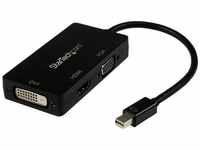 StarTech Displayport-Adapter MDP2VGDVHD Mini-DP, Mini DP Stecker / HDMI, DVI-D,...