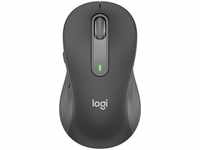 Logitech Maus Signature M650 L Wireless Mouse, 5 Tasten, 4000 dpi, grafit