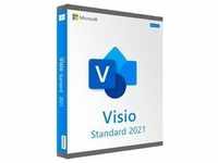 Microsoft Grafiksoftware Visio Standard 2021, Windows, DVD, Vollversion