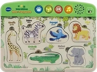 vtech Lernspielzeug 613644, Holz-Tierpuzzle, ab 1,5 Jahre, interaktiv Tiere & Zahlen