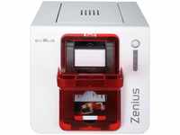 Evolis Kartendrucker Zenius Classic, rot, einseitiger Druck, USB