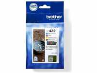 Brother Tinte LC-422VAL Value Pack, schwarz, cyan, magenta, gelb