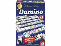 Schmidt-Spiele Kartenspiel Classic Line Domino, ab 6 Jahre, 1-11 Spieler