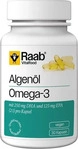 Raab-Vitalfood Omega-3 hochdosiert, 30 Kapseln, Algen&ouml;l mit 125 mg EPA & 250 mg DHA,