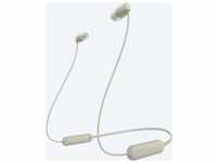 Sony Kopfhörer WI-C100C, beige, In-Ear, kabellos, Bluetooth