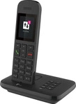 Telekom Telefon Sinus A12, schwarz, schnurlos, mit Anrufbeantworter