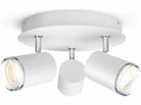 Philips Deckenstrahler Hue Adore LED weiß, rund, dimmbar, smart, mit Dimmschalter,