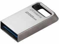 Kingston USB-Stick DataTraveler Micro, 256 GB, bis 200 MB/s, USB 3.0, mit