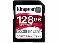 Kingston SD-Karte Canvas React Plus, 128 GB, bis 300 MB/s, SDXC