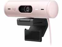 Logitech Webcam BRIO 500, 960-001421, mit Mikrofon, Full HD, rosa