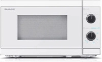 Sharp Mikrowelle YC-MS01E-C, 800 Watt, wei&szlig;, mit Drehteller, Garraum 20 Liter