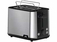 Braun Toaster PurShine HT1510BK, 2 Scheiben, 900 Watt, schwarz