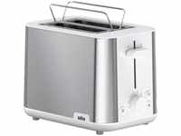 Braun Toaster PurShine HT1510WH, 2 Scheiben, 900 Watt, weiß
