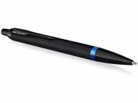 Parker Kugelschreiber IM Vibrant Rings Blue PVD, schwarz, blaue Zierteile,...