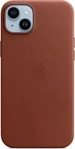 Apple Handyh&uuml;lle Leder Case MPPD3ZM/A, MagSafe, umbra, f&uuml;r iPhone 14 Plus, aus Echt