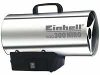 Einhell Heizlüfter HGG 300 Niro DE/AT, Gas-Heißluftgenerator, silber/schwarz, 30000