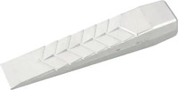 Bison F&auml;llkeil 11-08-900009, silber, aus Aluminium, 26 cm, mit F&uuml;hrungsrippen, 1050