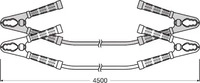 OSRAM Starthilfekabel OSC350A, 4,5 m, f&uuml;r PKW & Dieselmotor, 12V/24V, 900A,...