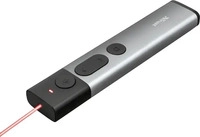 Trust Presenter Kazun 23333, silber, mit rotem Laserpointer, USB, mit Akku, bis 30 m