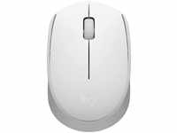 Logitech Maus M171 Wireless Mouse, 3 Tasten, 1000 dpi, Off-White