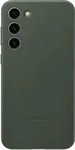 Samsung Handyh&uuml;lle Leather Case, EF-VS916, green, f&uuml;r Galaxy S23+, aus Echt...