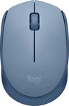 Logitech Maus M171 Wireless Mouse, 3 Tasten, 1000 dpi, kabellos, blaugrau