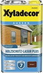 Xyladecor Holzlasur Holzschutz-Lasur Plus, 2,5l, au&szlig;en, wetterfest, mahagoni,