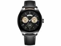 Huawei Smartwatch Watch Buds GPS, 47 mm, NFC, Edelstahl, schwarz