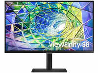 Samsung Monitor ViewFinity S8, S27A800UNP, 27 Zoll, 4K UHD 3840 x 2160 Pixel, 5 ms,
