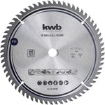 kwb Kreiss&auml;geblatt 587168, 200 x 16mm, 64 Z&auml;hne, f&uuml;r Holz und Kunststoff