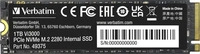 Verbatim Festplatte Vi3000, 49375, M.2 2280, intern, M.2 / NVMe, 1TB SSD