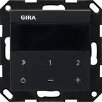 Gira Radio IP 2320005 Internetradio, WLAN, Bluetooth, Unterputz-Radio schwarz matt