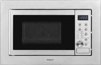 Exquisit Mikrowelle EMW20-DG-020 Inox, mit 1000 Watt Grill, 800 W,...