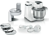 Bosch K&uuml;chenmaschine Serie 2, MUMS2EW01, 700W, Patisserie-Set & Schnitzler, 3,8
