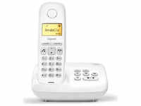 Gigaset Telefon A275A, weiß, schnurlos, mit Anrufbeantworter