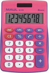 Maul Taschenrechner MJ 450 junior, pink, 8-stelliges LC-Display, Solar- &