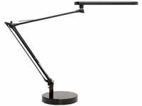 Unilux Schreibtischlampe Mambo 2.0 LED, Standfuß, Tischklemme, dimmbar, schwarz