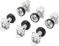 Digitus K&auml;figmuttern DN-19 SET-S, verzinkter Stahl, M6, Set mit Schrauben &