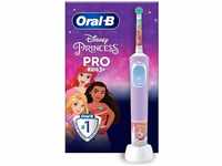 Oral-B Elektrische-Zahnbürste Pro Kids 3+ Princess, 2 Putzmodi, mit 4 Stickern und 1