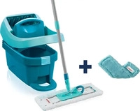 Leifheit Bodenwischer Set Profi XL mobile, 55167, Flachwischer 42cm, 2 Wischbez&uuml;ge,