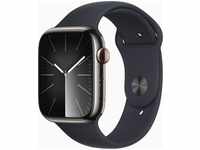 Apple Smartwatch Watch Series 9 iOS GPS Cellular, 45 mm, M/L, NFC, EKG Edelstahl