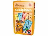 Schmidt-Spiele Kartenspiel Die Maus - Mit Köpfchen, ab 7 Jahre, Metalldose, 2-7